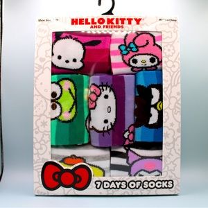 Hello Kitty and friends 7 days of socks